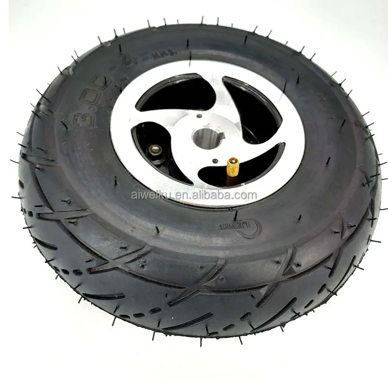 3,00-4 колесо с ободом для электрического скутера, квадроцикла и карт, шины и внутренняя трубка