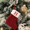 Knitted ds red-letter socks h