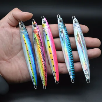 40G 60G 80G 100G 120G 150G SALTWATER SEA FISHING HARD FISHING LURE FAST JIGGING FISHING LURE METAL JIG RIVER – Metal Jig – view 2