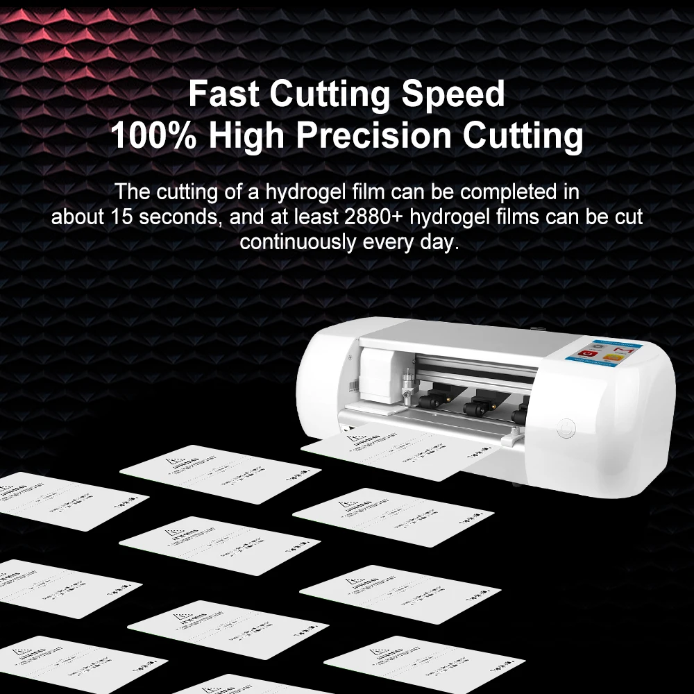 High-Precision Cutter Supports All Models Phone TPU Hydrogel Protector Film Cutting Machine supplier