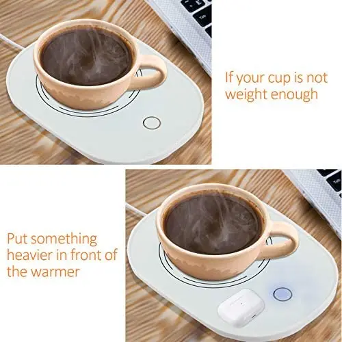 Factory Direct Supply Smart Coaster Warm Usb Heating Cup Mat Cup Mat Heating 55 Degree