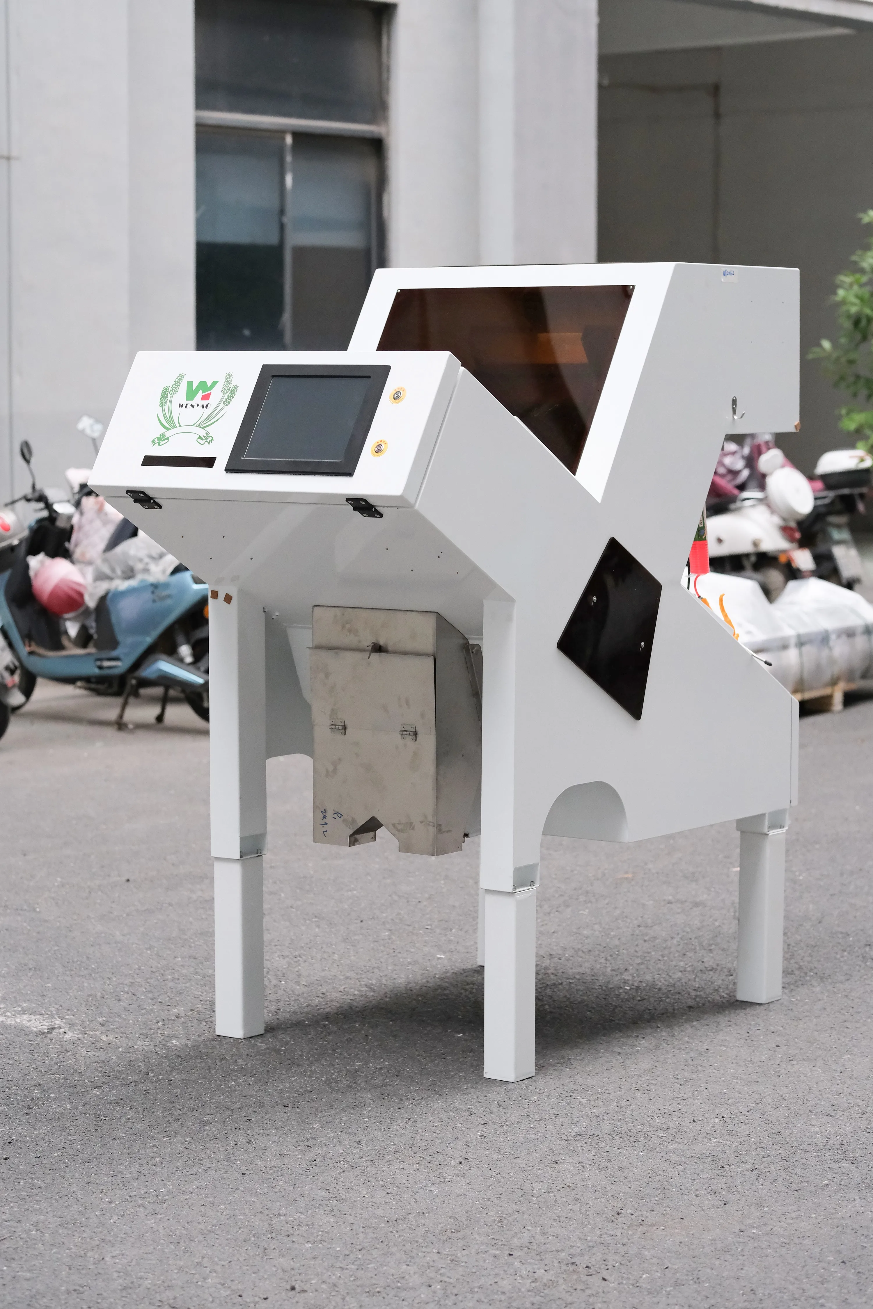 中国トップサプライヤー高精度CCDカメラゴマ大麦カラーソーターマシン