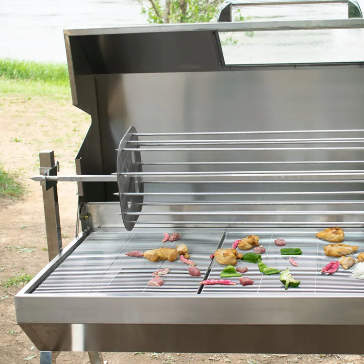 HDL2B New Hot Selling Style BBQ Smoker BBQ Charcoal Grill Motor BBQ Grill
