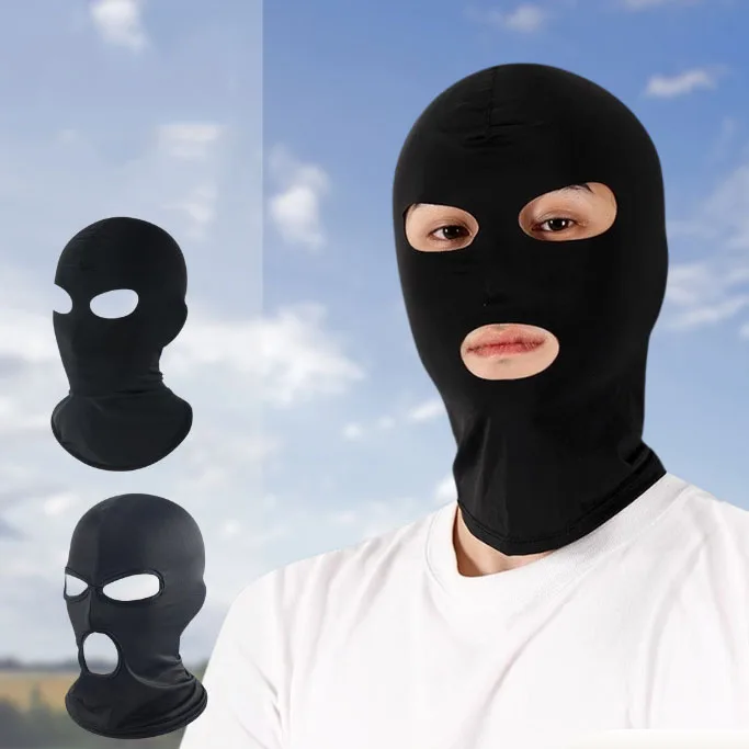 Cooling Ice Silk Balaclava 2 Pack - UV Protection Full Face Cover For Cycling Motorcycling