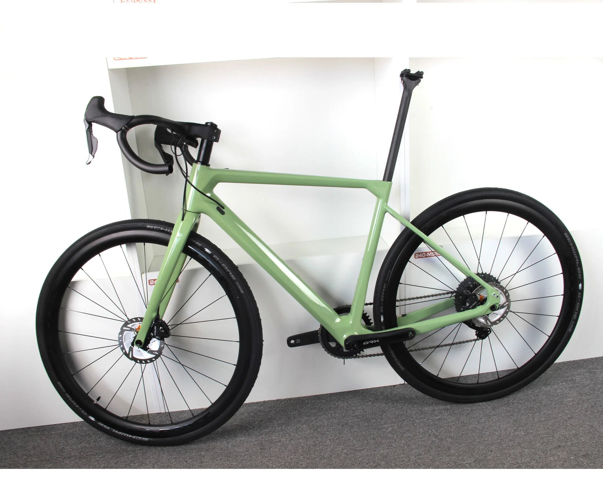 Cadre De Vélo Gravel En Fibre De Carbone - Noir, Compatible 700C/650B, Frein à Disque, Neuf