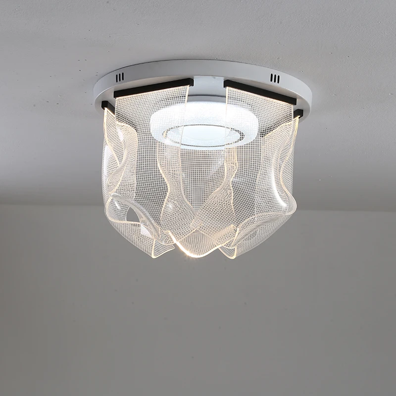 MEEROSEE Lustre LED Modern Lighting Acrylic Light Ceiling Mount Light MD87135