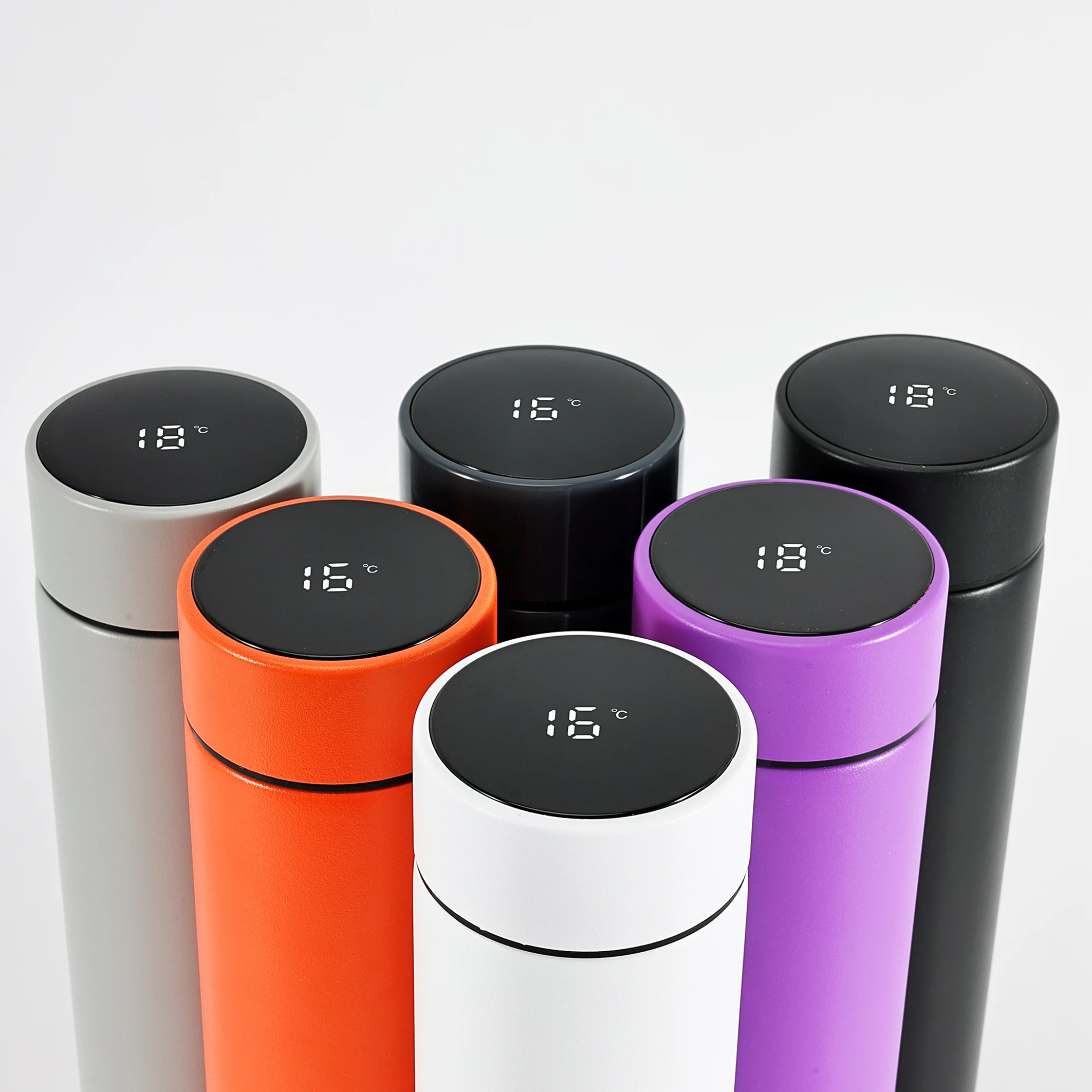 smart Insulated water bottle with led temperature display