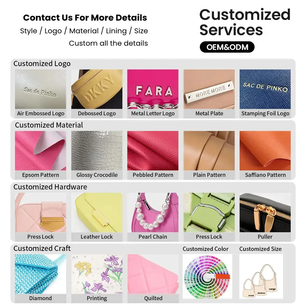 Affordable Luxury Womens Handbags Designer Tote Bags with Custom Logos Luxury Personalized Gift Box with Custom logo Handbags