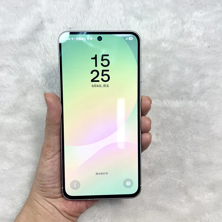 Téléphone portable d'occasion en gros, état A+, pour Samsung A56, cellulaire, 256 Go, 8 Go de RAM, débloqué, version mondiale, téléphone Android