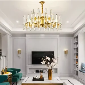 High Quality Decorative Designer Lamp Bedroom Restaurant K9 Crystal Chandelier Pendant Lights Modern