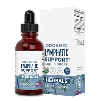 Private Label Organic Lymphatic Support Drops Echinacea Elderberry ...