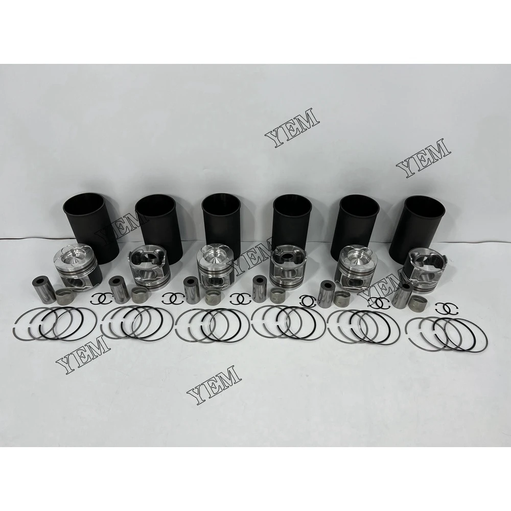 6WG1 Engine Liner Kit With Piston Rings Liner for Isuzu