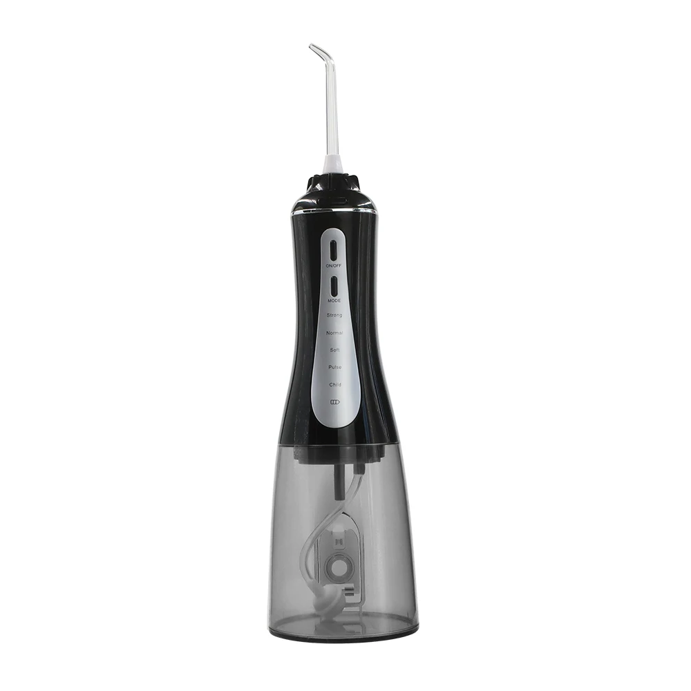 350ml Capacity  Portable Oral Jet Pik Teeth Whitening Machine Cordless Rechargeable Water Dental Flosser