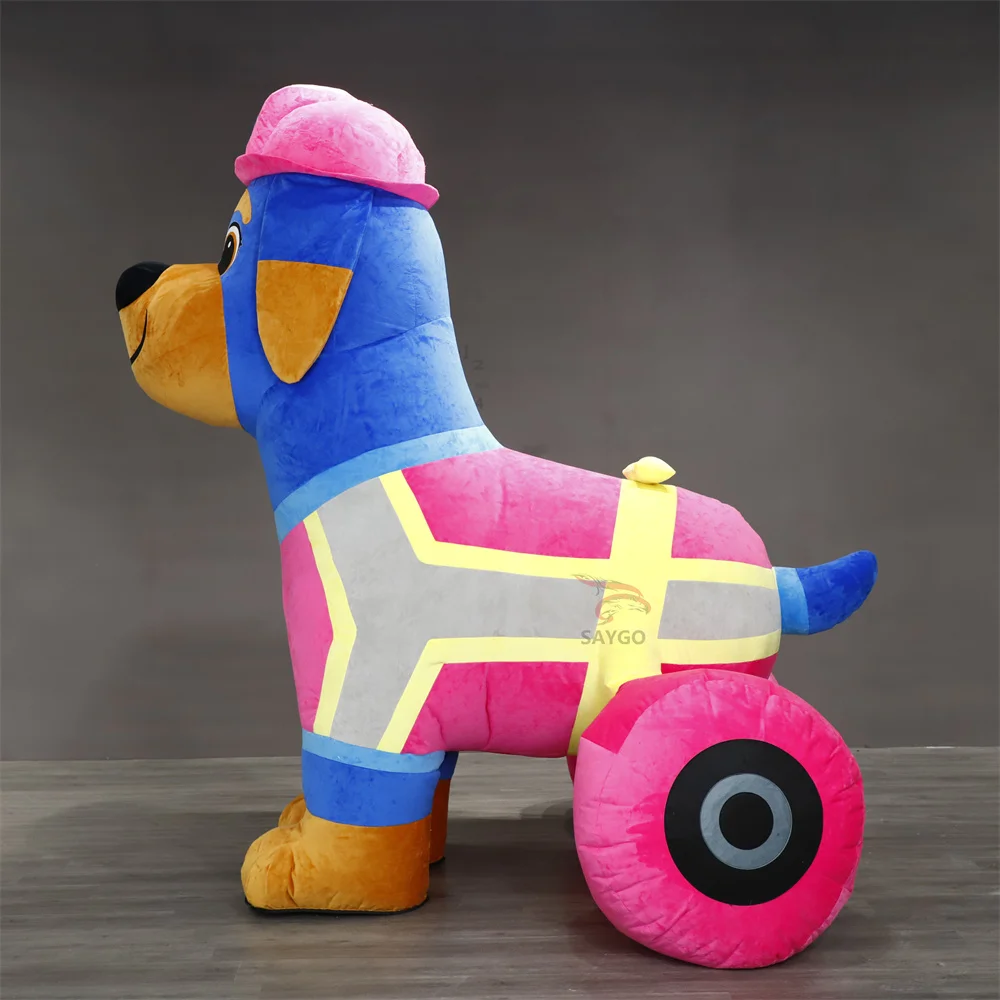 Customize Inflatable Dog Cosplay Mascot Costume for Park Advertising Arracts Walking