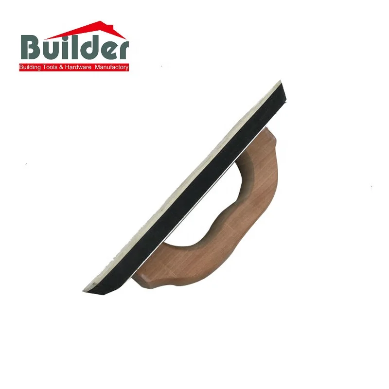 4\" X 9\" Rubber Foam Float Ergo Wood Handle Squared Convenient for Grout Work Easy Clean Smooth Application Floor Wall Tile