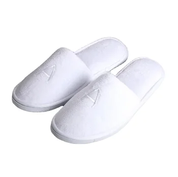 Best Selling Luxury Closed Toe Hotel Slippers Disposable Indoor Hotel Slippers for Guests
