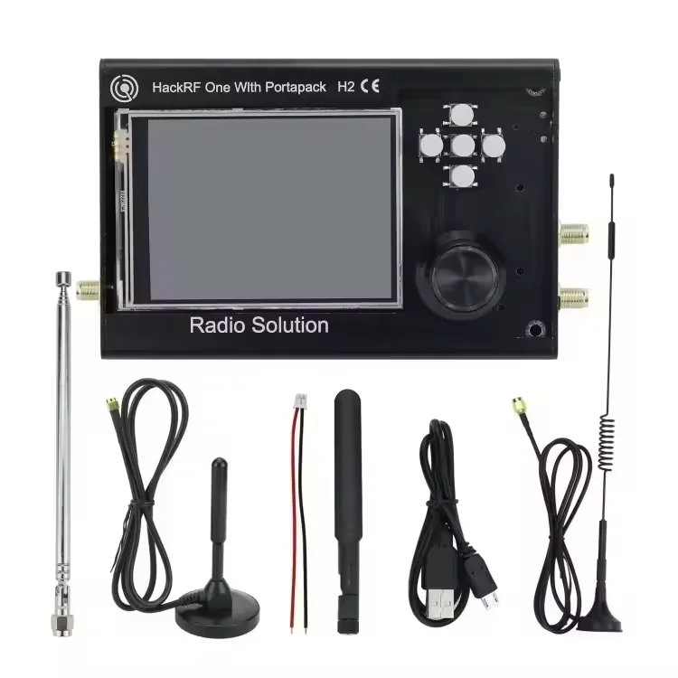  Radio Transceiver 3.2 inch screen PortaPack H2 with Mayhem firmware+ HackRF One SDR radio solution