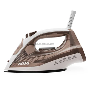 Aoja 2000W Fast-Heating Steam Iron | 200ML Ceramic Plate Auto-Clean Dry Ironing Spray Feature