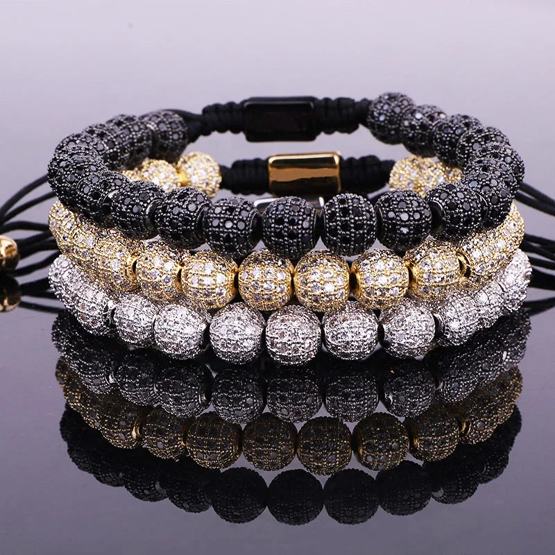 ItsHot.com: Men's Iced Out Pave Diamond Bubble Bracelet 7ct 10K Yellow Gold  | Mens diamond bracelet, Bracelets for men, Jewelry