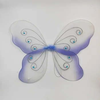 Purple white Fairy wings angel butterfly toy wings for kids children girls Festival costume party decoration accessory props