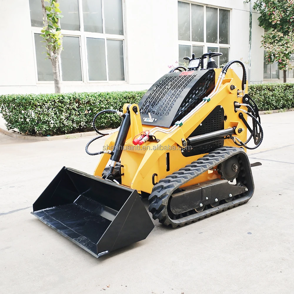 Zm380s Skid-steer Loader Tracked Front End Loader Earth Moving ...