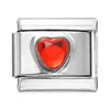 0075 Heart-Shaped Red