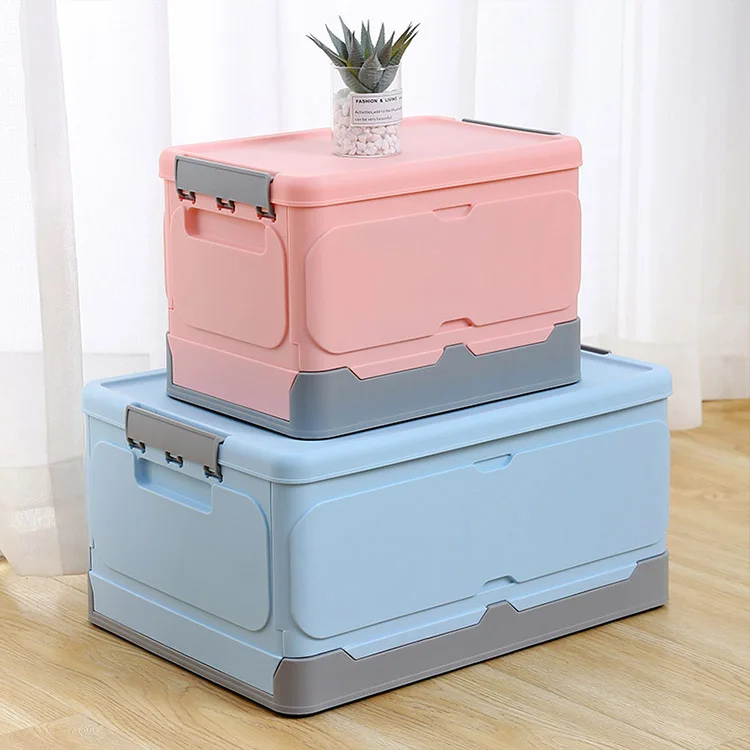 Buy Wholesale China New Fashion Style Plastic Camping Box With Cover  Foldable Car Trunk Storage Box & Foldable Car Storage Box Plastic at USD  11.99