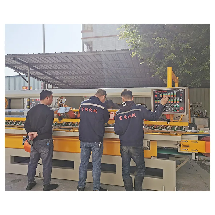 Automatic Ceramic Tile Granite Stairs Bull Nose Design Stone Edge Line Profile Marble Polishing Grinding Machine Easy Operation