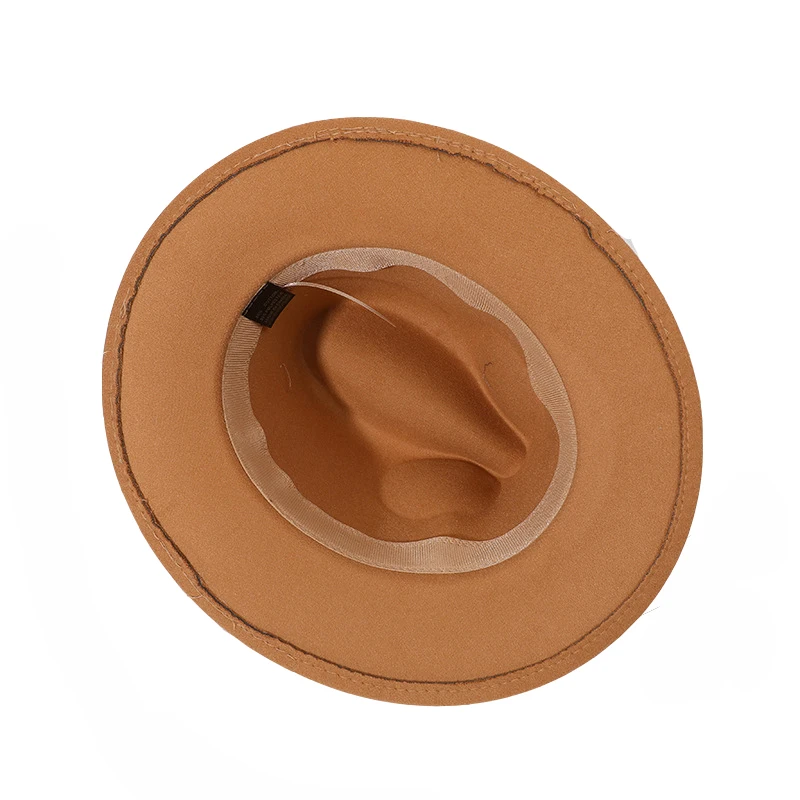 Оптовая продажа 2022 шляпы федоры Женская шерстяная фетровая шляпа широкополая Федора для