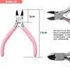 Pink handle diagonal pliers