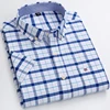 Plaid bianco blu