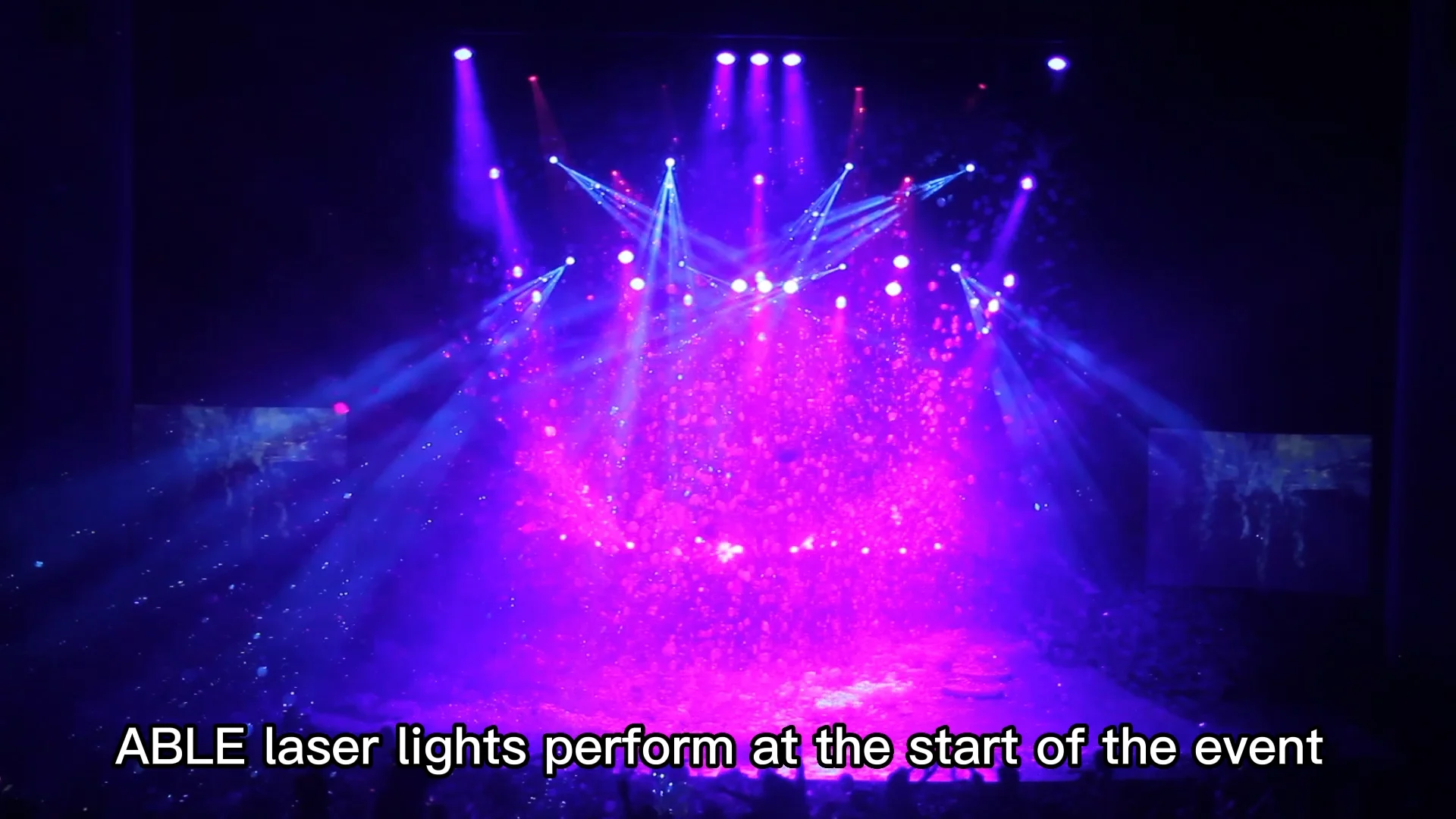 High Power Full Color Laser Projector 20w 24w 27w Rgb Laser Lighting