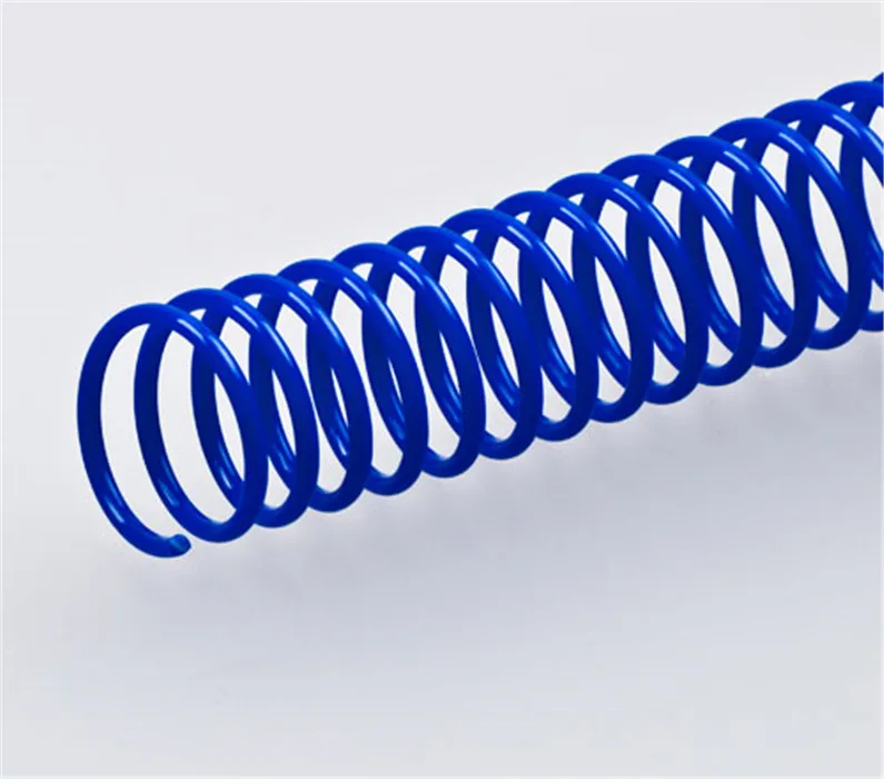 Colorful A4 A5 Size Plastic Binding Supplies - PVC Spiral Coils