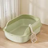 Green cat litter scoop