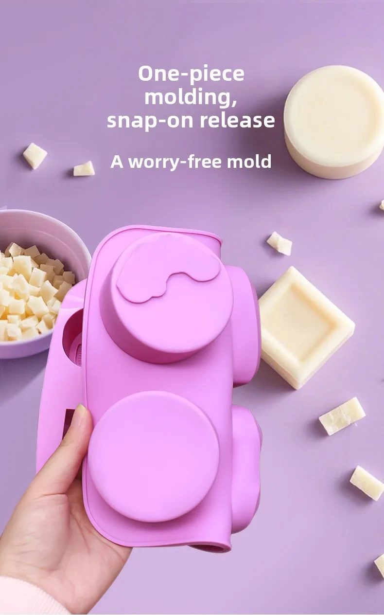 Handmade Soap Silicone Mold DIY Square Baking Mold for Homemade Thick Soap Easy to Demold for Household Use Cake Tools details