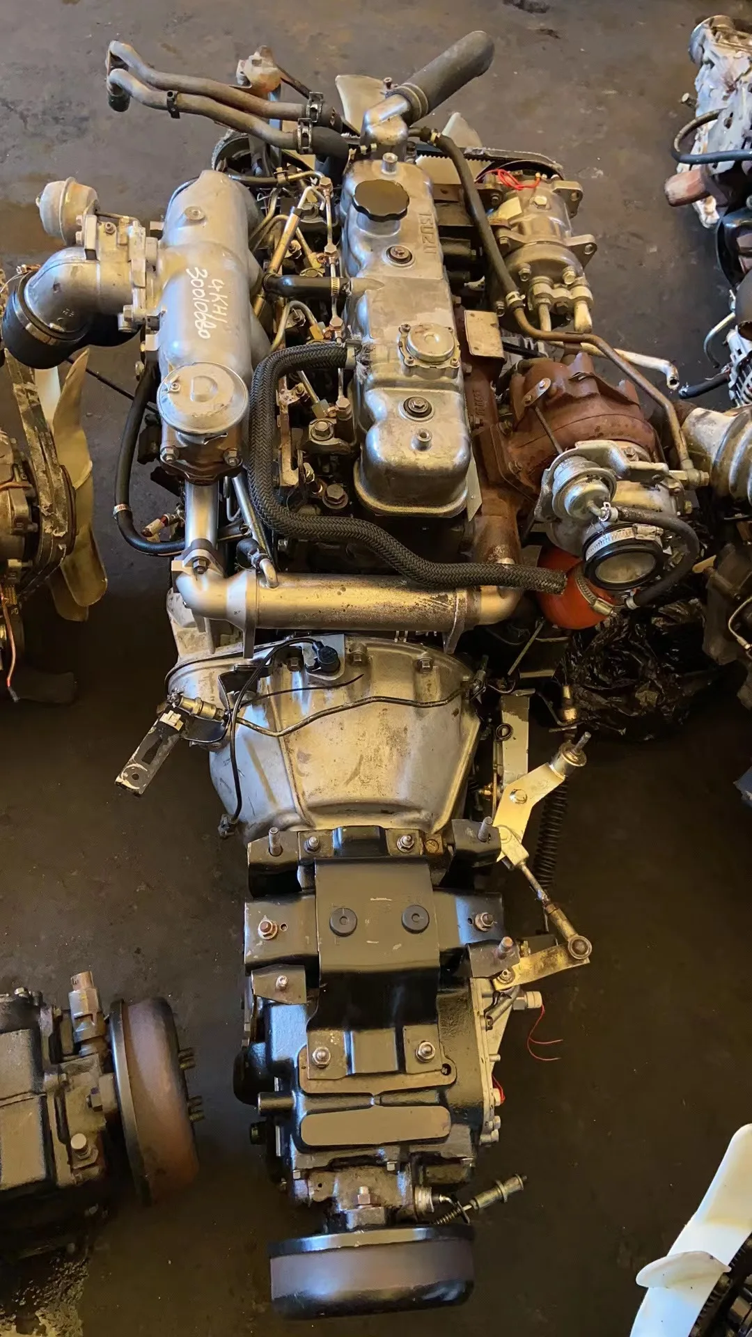 High Quality Used Diesel 4jb1 4jb1t Complete Engine for