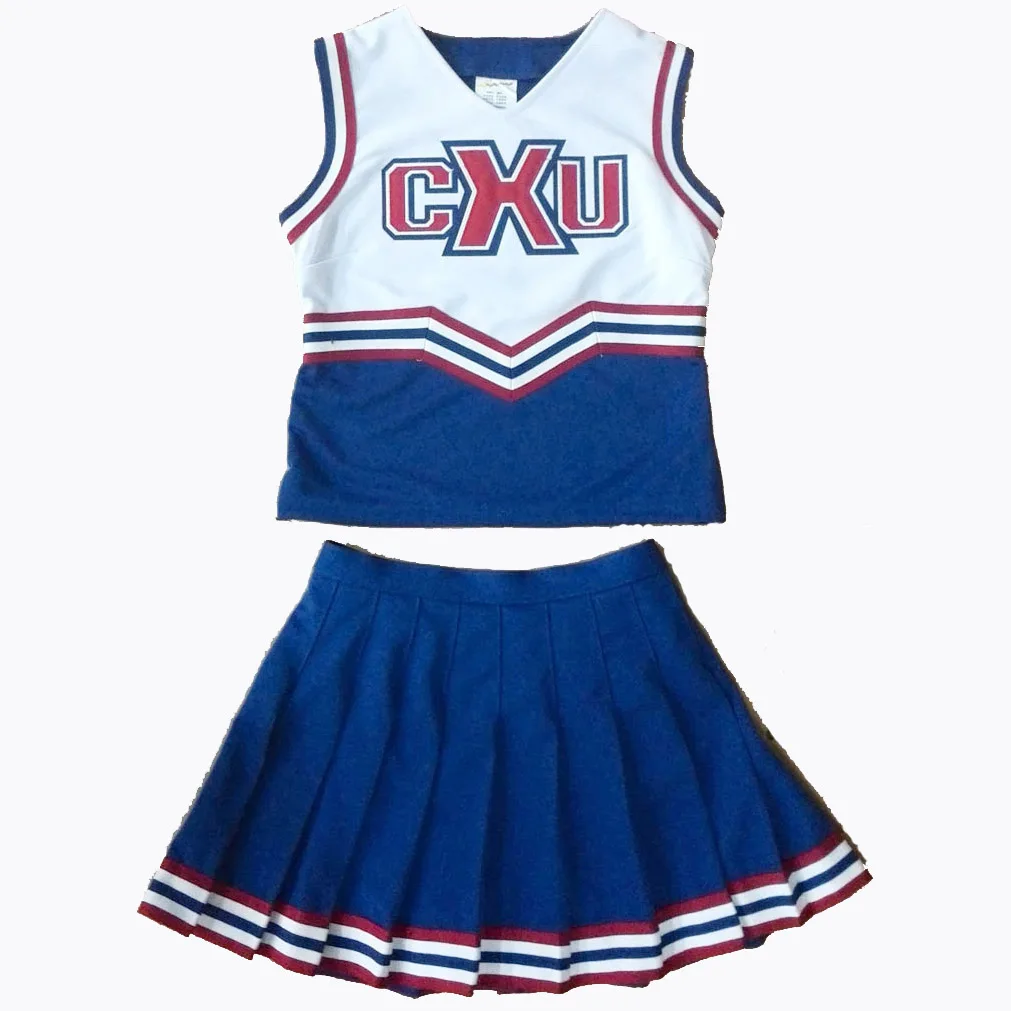 Yeehaw Cheerleader Costume Set Blue X-Small | Adult