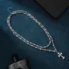 Silver Cross Necklace - 4