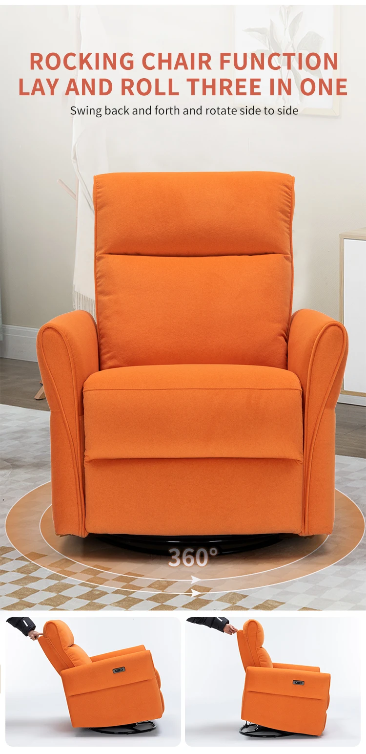 Ruibao Single Seater Function Couch Sofa Modern Leather Power Electric