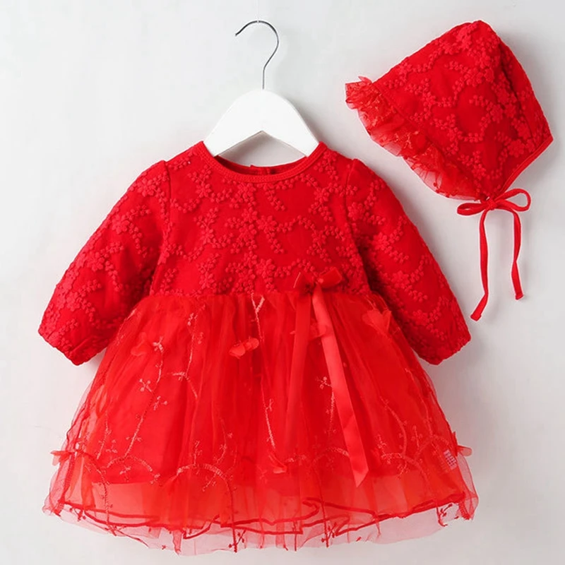 Cute Baby Dresses For Girls Birthday Baby Long Sleeves Princess Dress ...