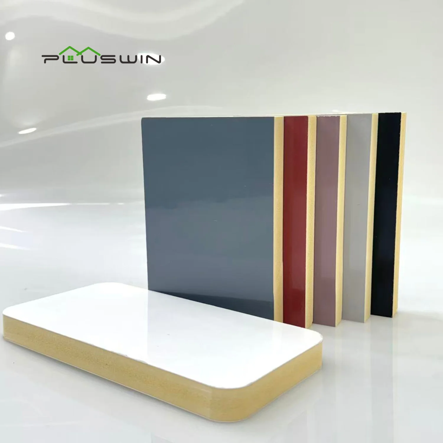 Premium WPC 3-Layers Board Color Skin with WPC Core High Density Plastic Board for Furniture