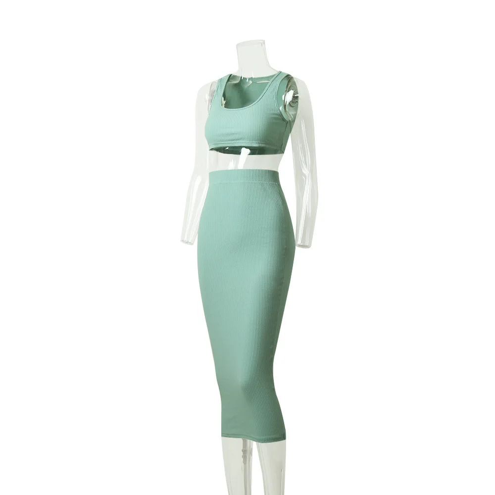 Women Clothing Two Piece Skirt 