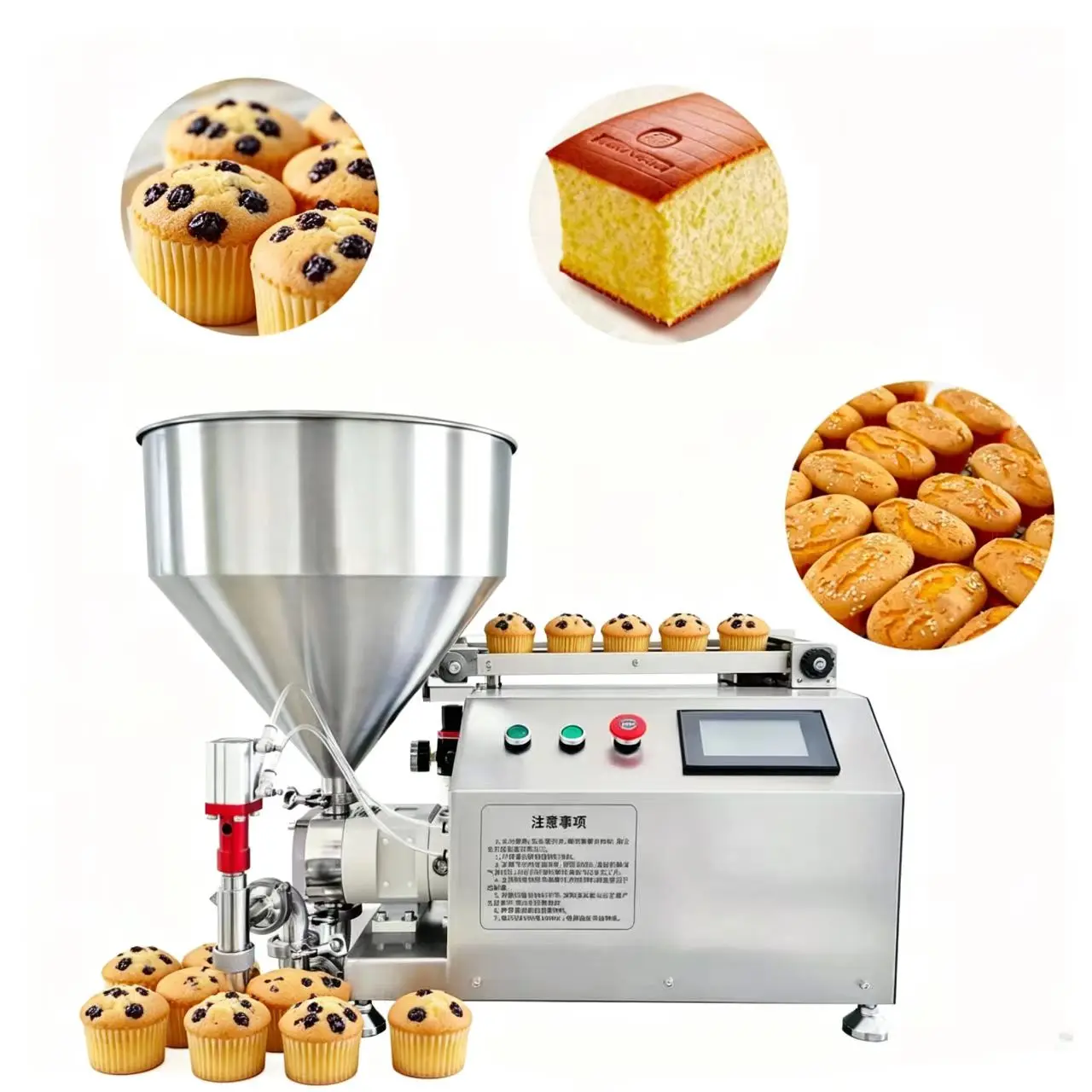Liquid filling machine, 3–8 trays/min, 304 stainless steel
