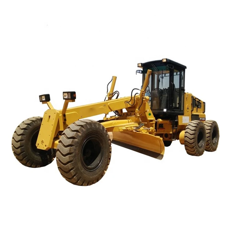 LUTONG ZF Transmission 180HP motor grader PY180C with Front Bulldozer and Rear Ripper in Uzbekistan manufacture