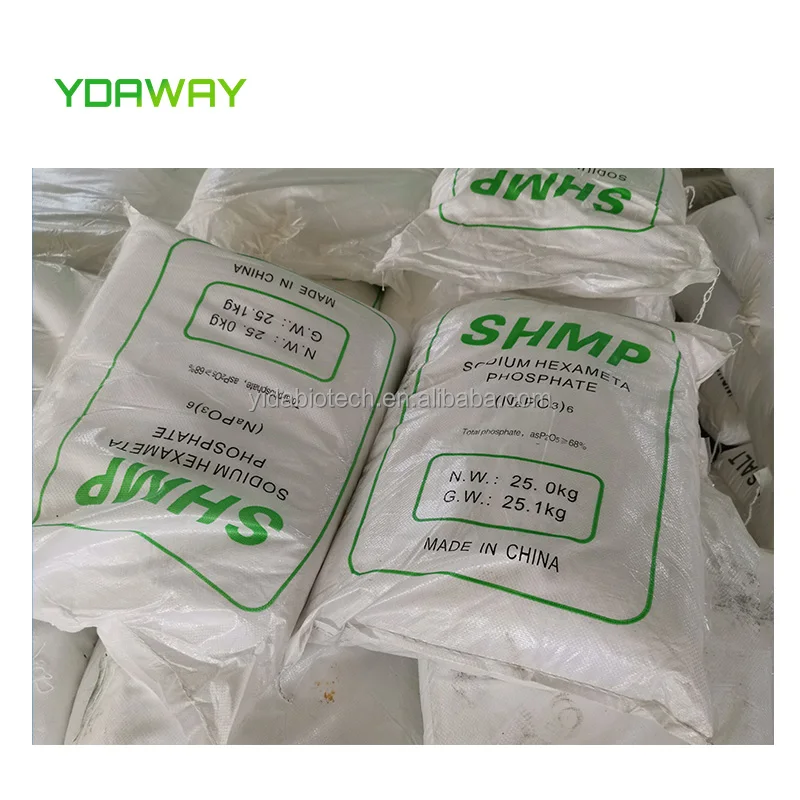 SHMP Sodium Hexametaphosphate Water-soluble Polyphosphate/sodium Hexametaphosphate Price