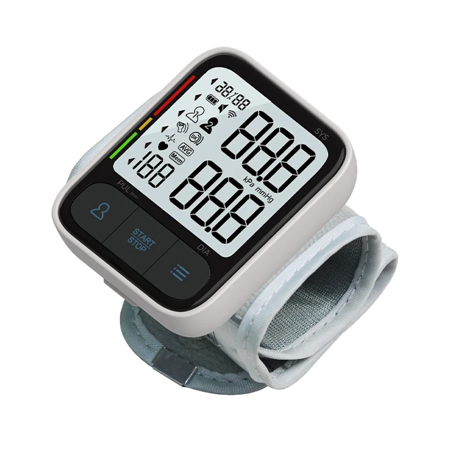 Factory Price Digital Bp Machine Meter Wrist Type Digital Smart Automatic Wrist Blood Pressure Monitor