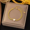 bracelet coeur coquillage blanc gold-13