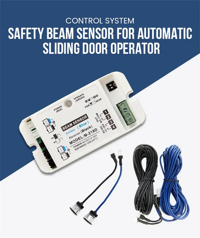 Safety Infrared Beam Sensor for Automatic Sliding Door Opener