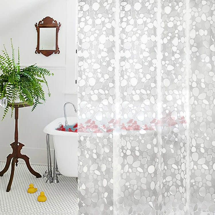 shower curtain liner with magnets