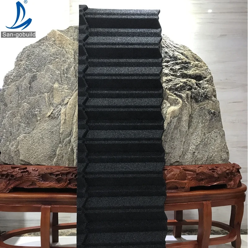 Saudi Arabia Stone Coated Steel Roofing Tile Popular Wholesale Manufacturer Unmatched Safety Coated Roof Tile
